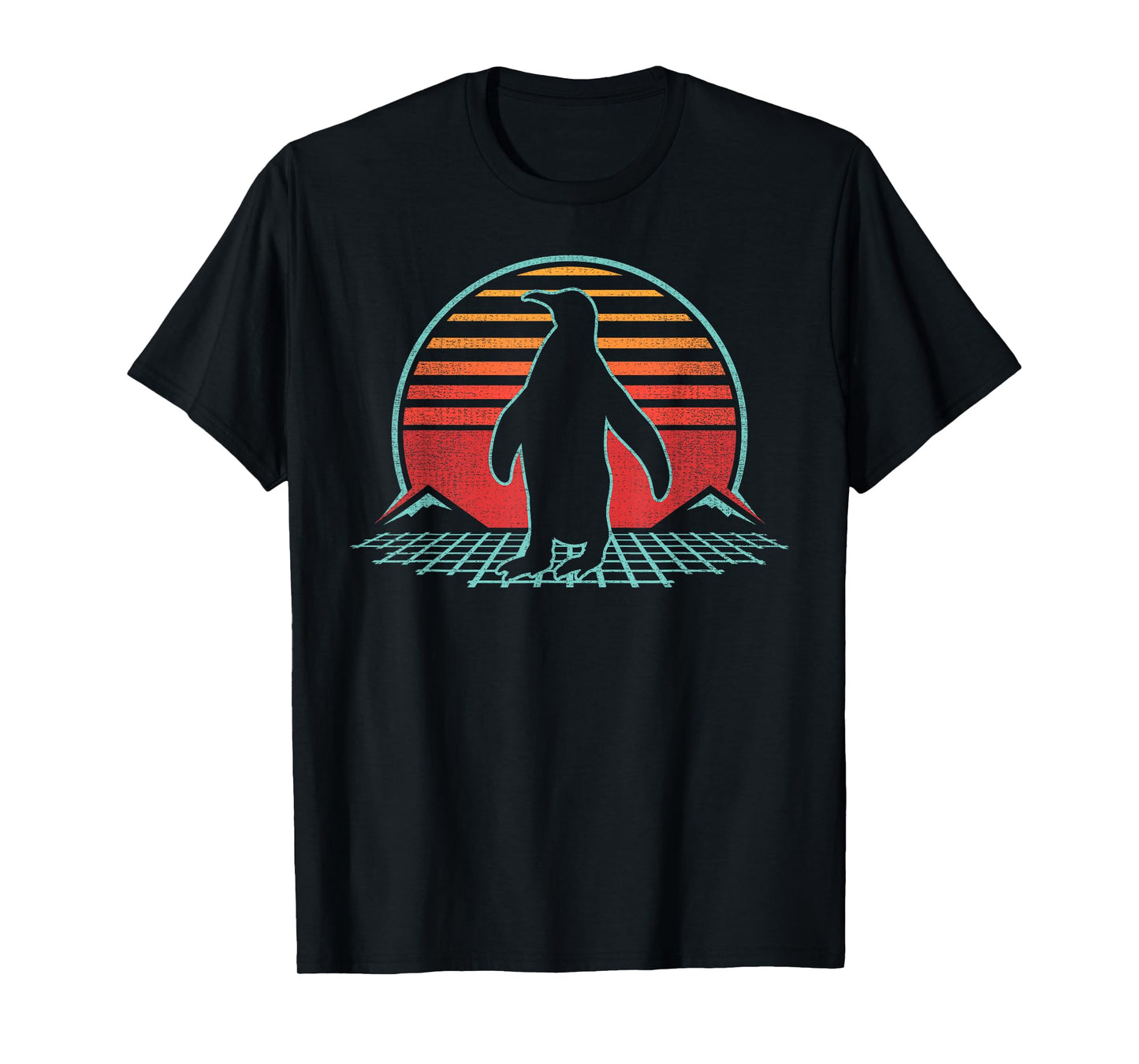 Penguin Lover Animal Retro Vintage 80s Style T-Shirt