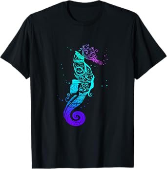 Seahorse Mandala Scuba Diving T-Shirt