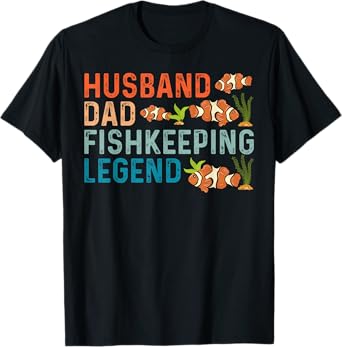 Saltwater Aquarium dad,father, Husband Dad Fishkeeping T-Shirt