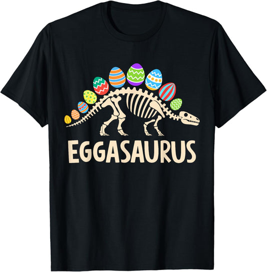 Eggasaurus dinosaur for easter kids toddler T-Shirt