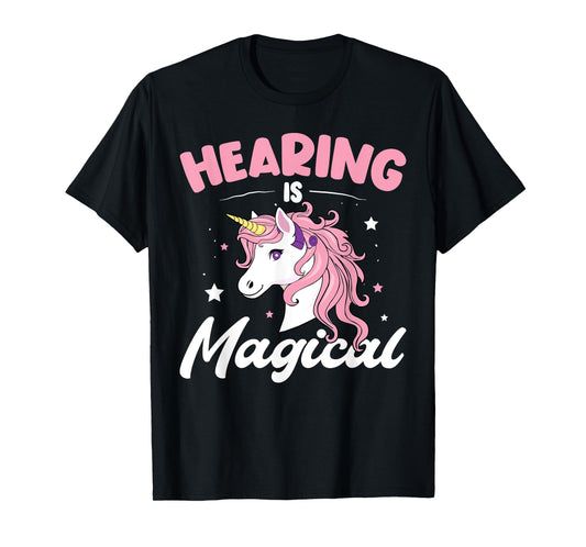 Unicorn Cochlear Implant For Hard Of Hearing And Deaf People T-Shirt