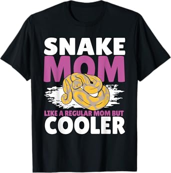 Snake Mom Like A Regular Mother Serpent Python Reptile T-Shirt