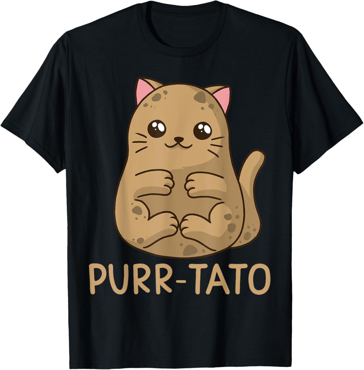 Purrtato Cat Potato Cat Lover Idaho Potatoes T-Shirt