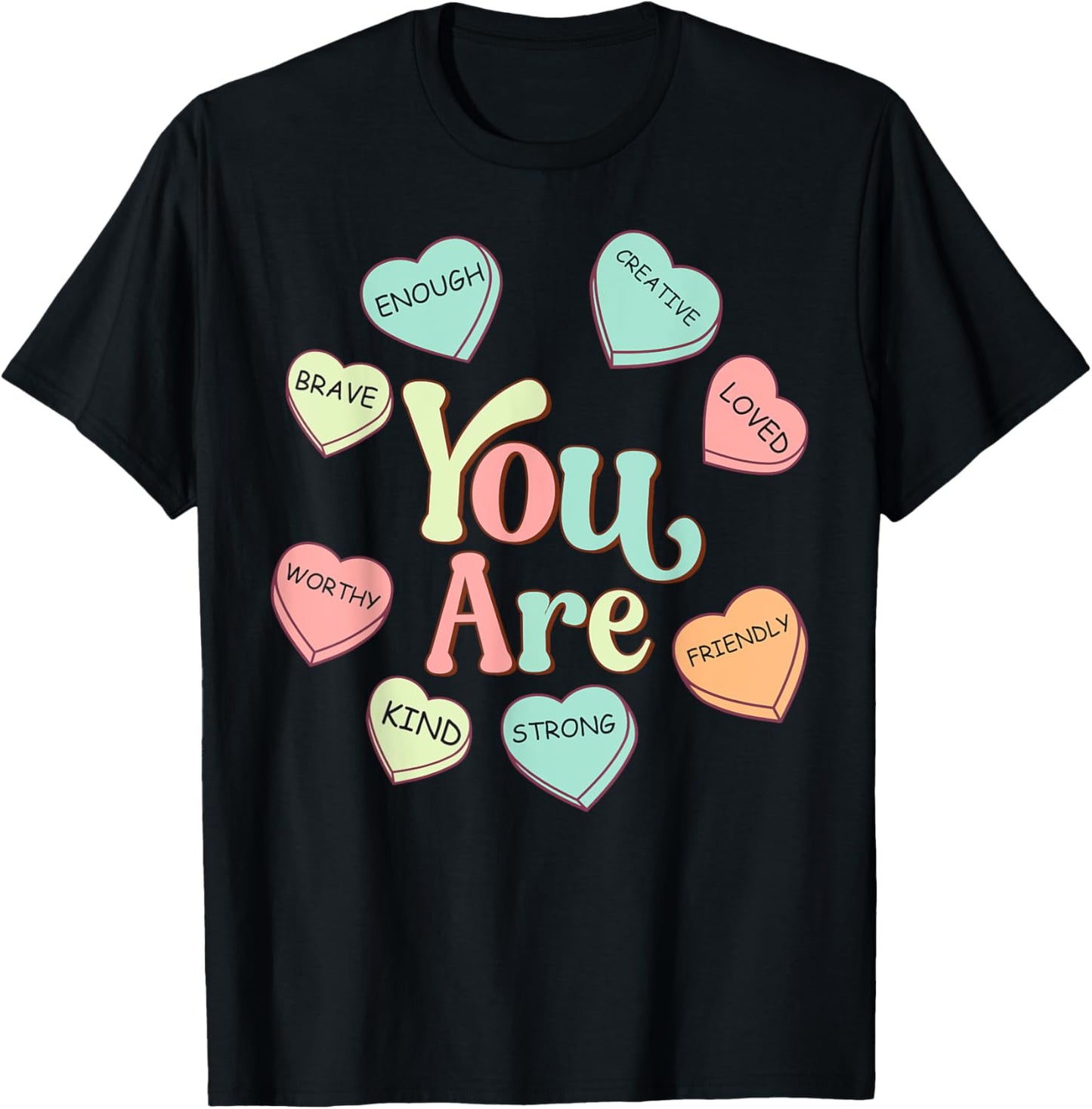 Retro Teacher Valentines Day You Are Cute Heart Cupid T-Shirt