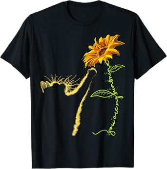 Cat Sunflower Gifts For Cat Lovers, Cat Mom, Cat Lady, Women T-Shirt