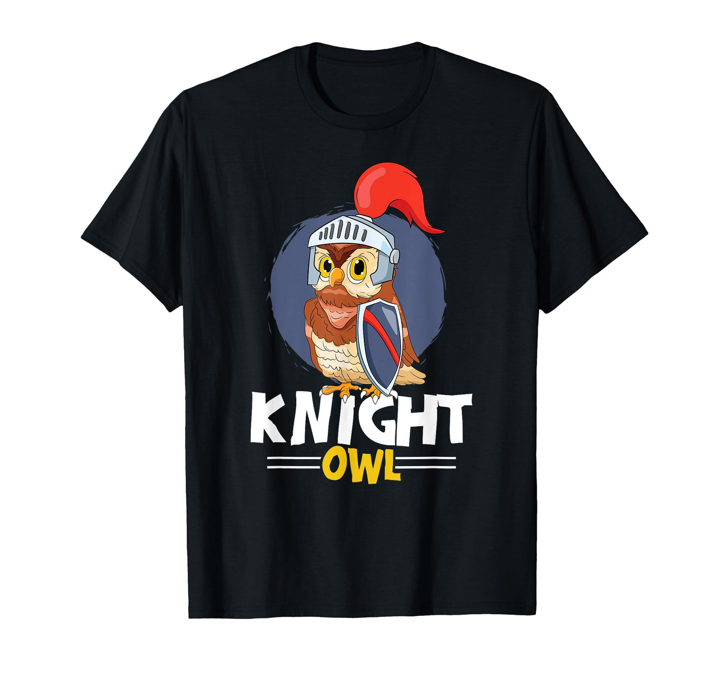 Knight Owl Nocturnal Ornithologist Birds Of Prey T-Shirt