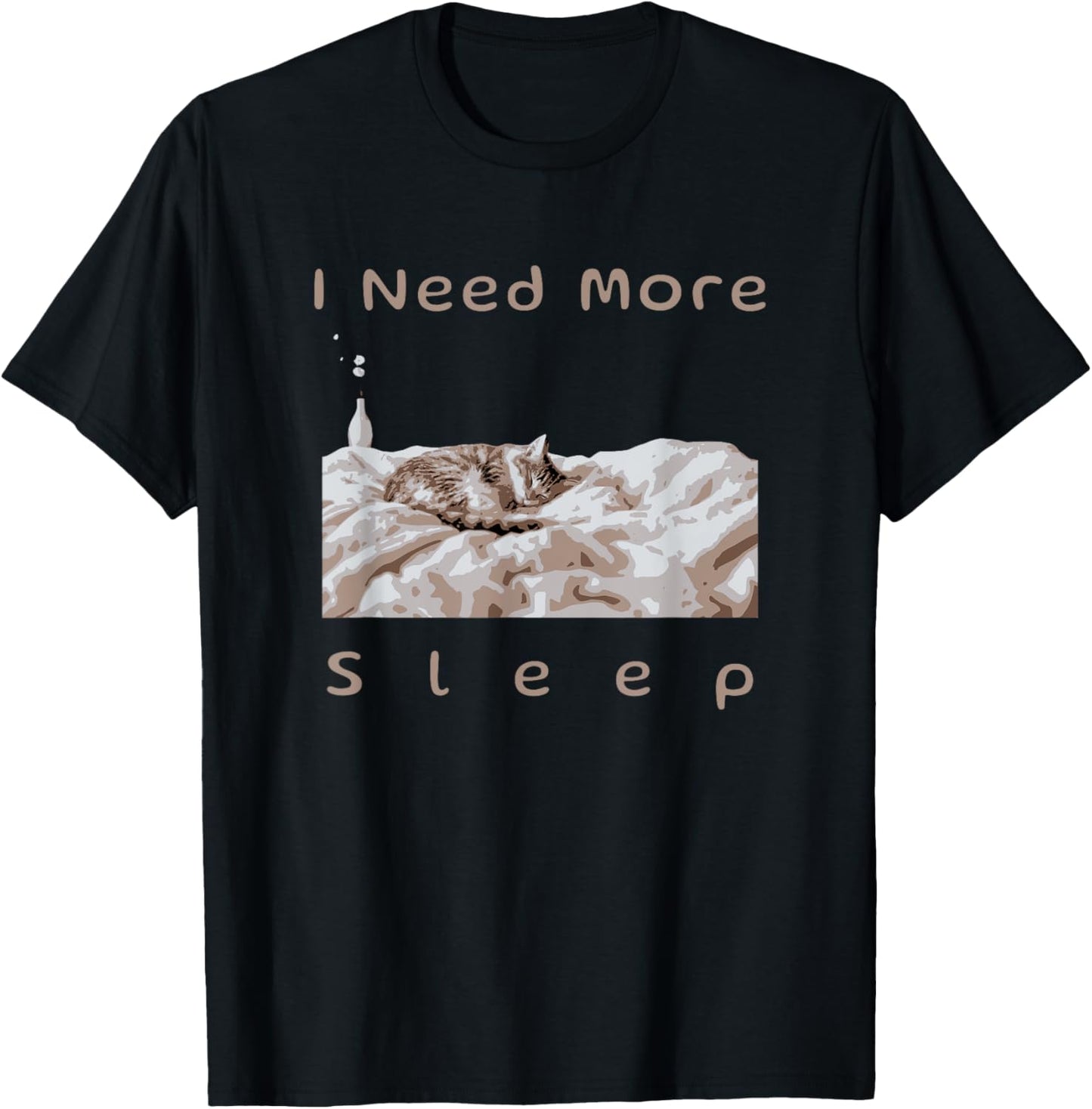 Sleepy Cat Introverts Club Napping is My Superpower Pajamas T-Shirt