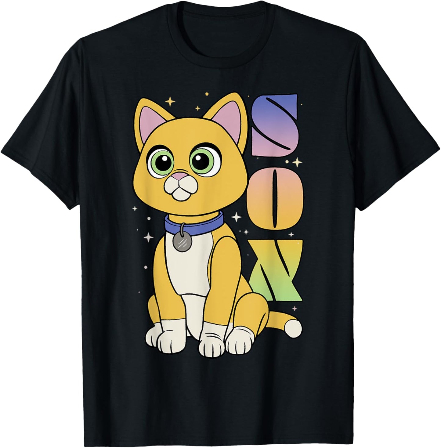 Disney Pixar Lightyear Sox Starry Cat Poster T-Shirt