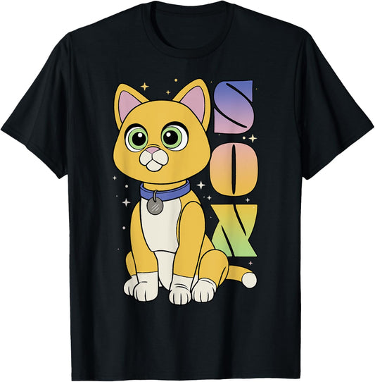 Disney Pixar Lightyear Sox Starry Cat Poster T-Shirt