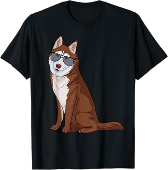 Siberian Husky Shirt, Funny Gift for Cute Dog Lovers