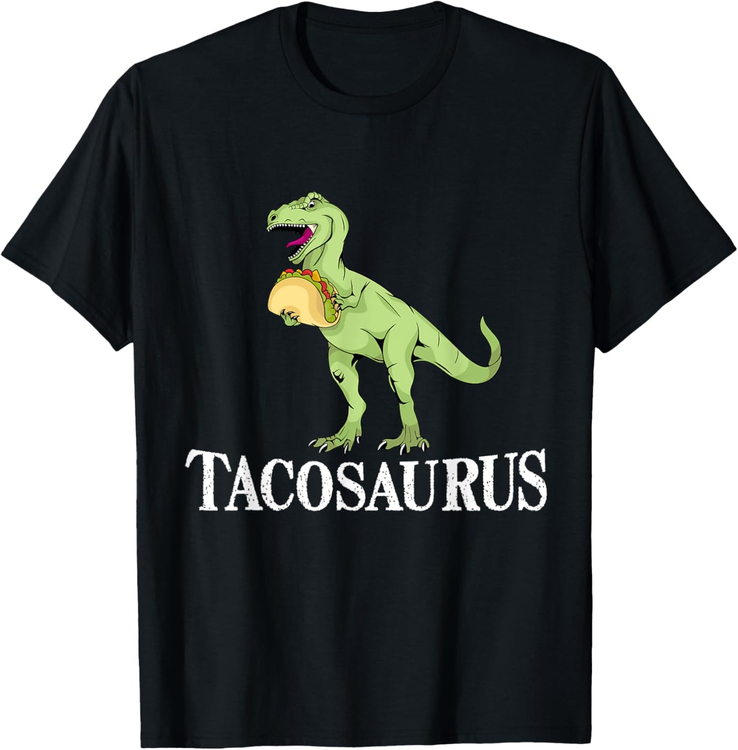 Tacosaurus Funny Taco Lover Men Kids T Rex Dinosaur T-Shirt