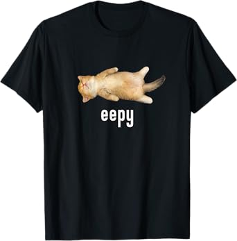 Eepy Cat, Silly Sleepy Cat Meme T-Shirt