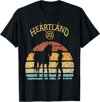 Heartland Retro Vintage Sunset T-Shirt
