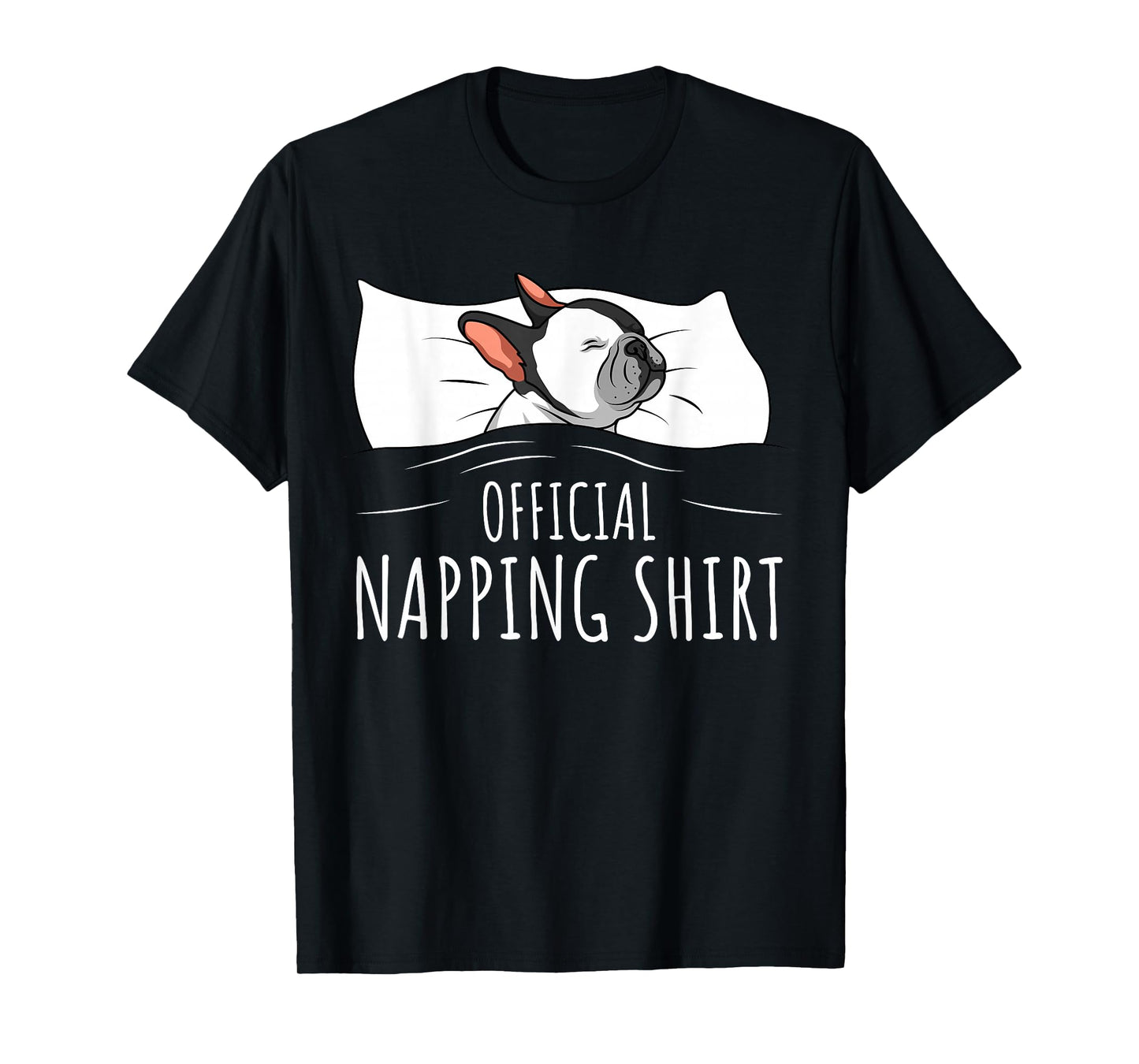 Sleeping French Bulldog Pyjamas Official Napping T-Shirt for Men Women Girls Kids