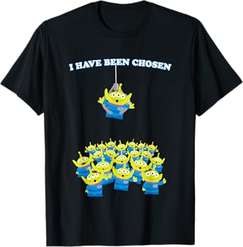 Disney Pixar Toy Story I Have Been Chosen Cute Aliens Logo T-Shirt