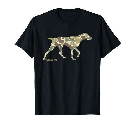 Hunting Dog Camouflage Camo Dog Labrador Hunting Camo Hunter Men Women Kids T-Shirt