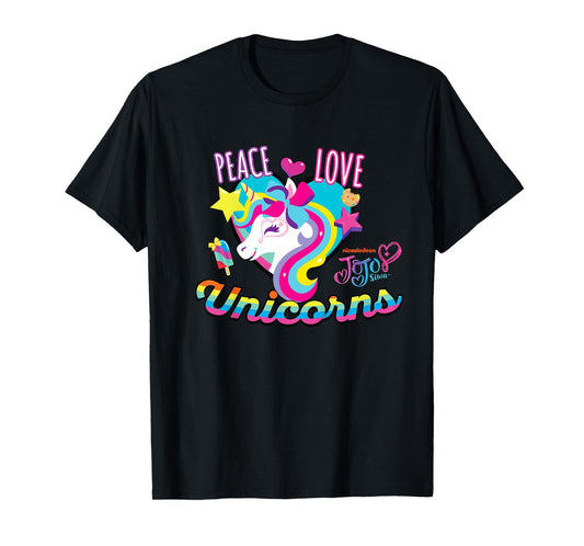 JoJo Siwa Peace Love And Unicorns T-Shirt