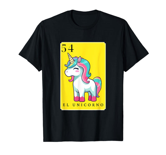 El Unicorno Funny Spanish-Mexican Bingo Cards The Unicorn T-Shirt