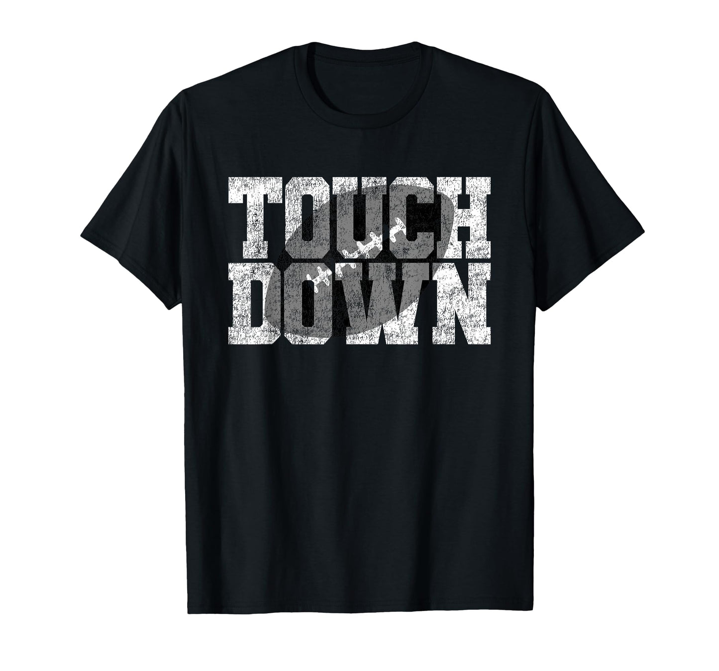 Football Fan Gear Vintage Touchdown Graphic Novelty T-Shirt