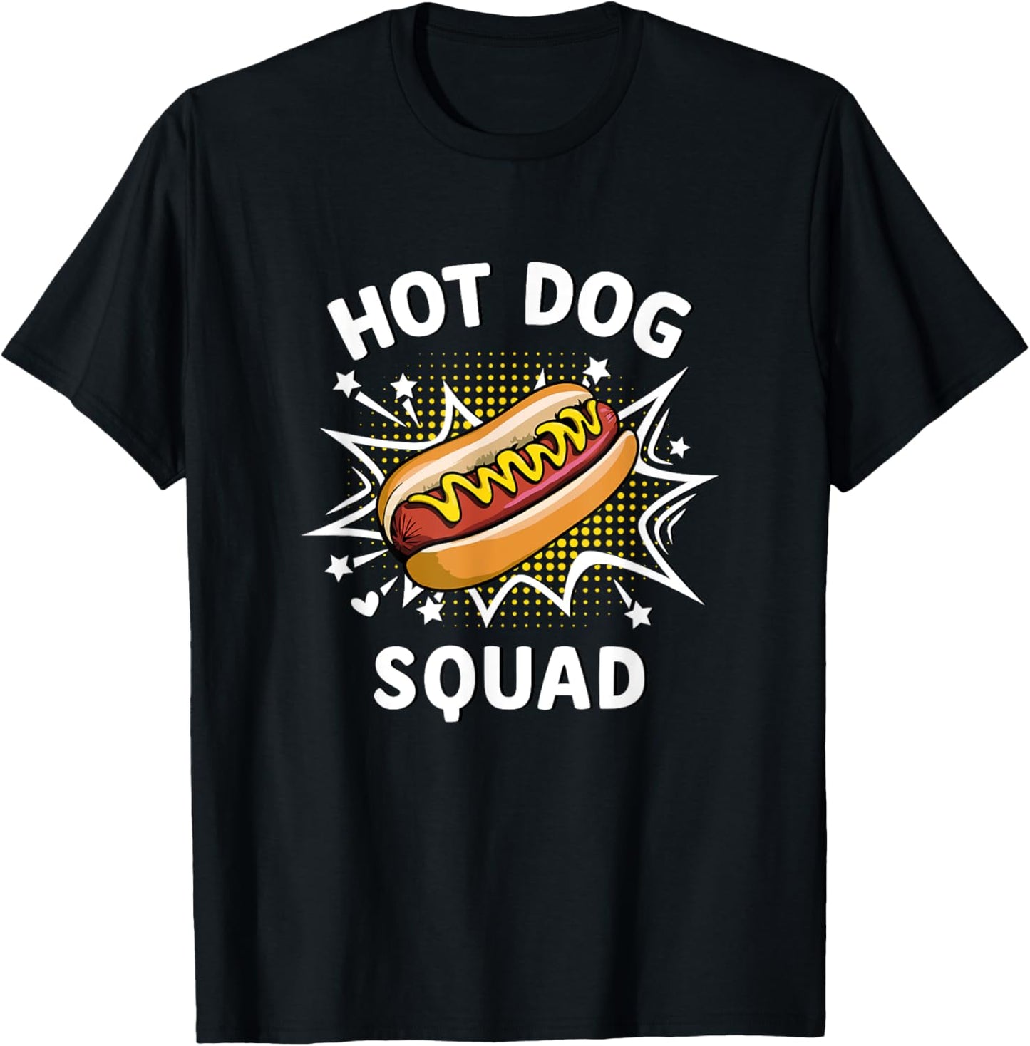 Hot Dog Squad Funny Grill BBQ Cookout Humor T-Shirt