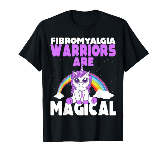Fibromyalgia Awareness Warriors are magical Unicorn T-Shirt
