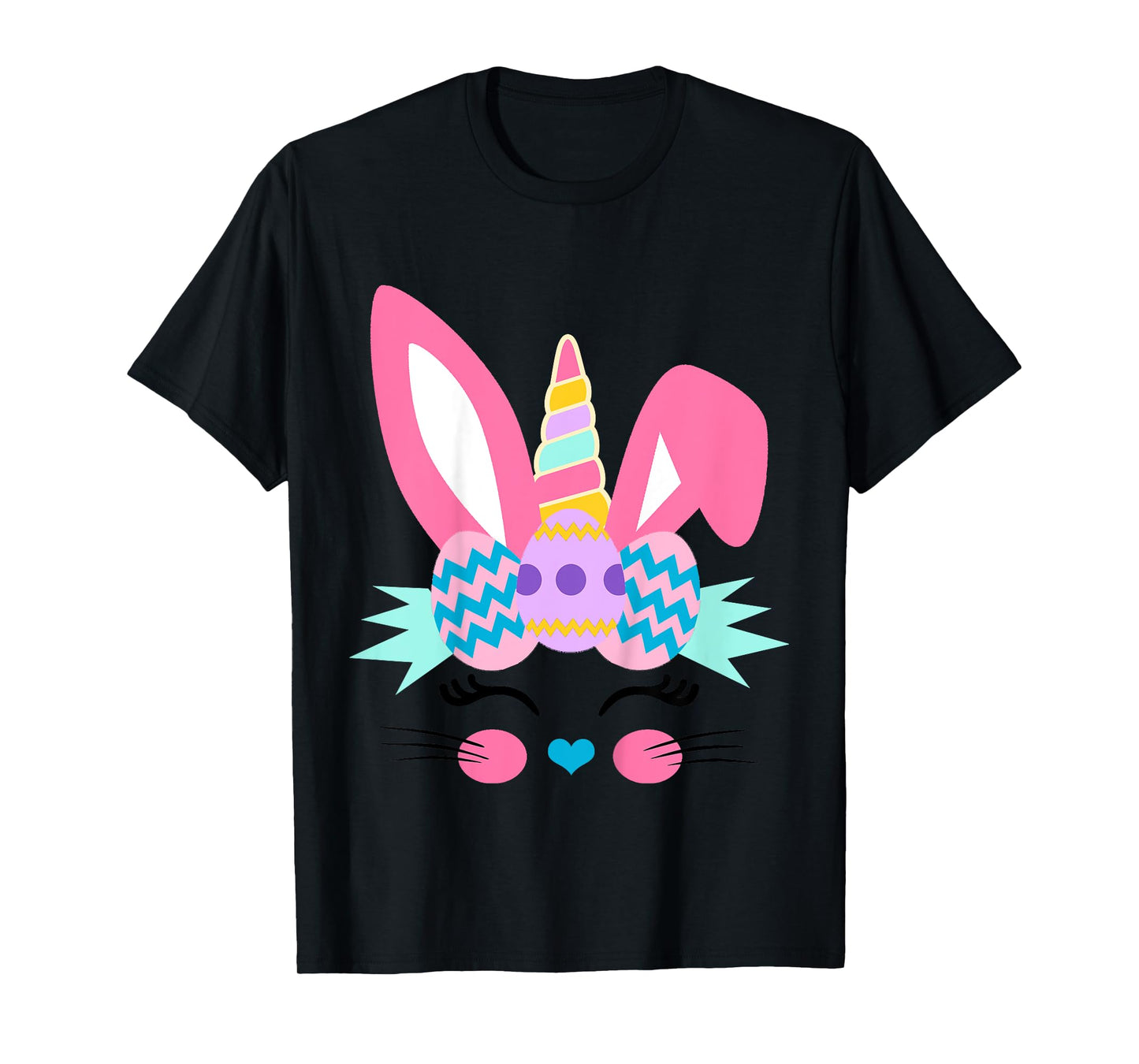 Toddler Girl Easter Bunny Unicorn for Girls and Baby Cute T-Shirt
