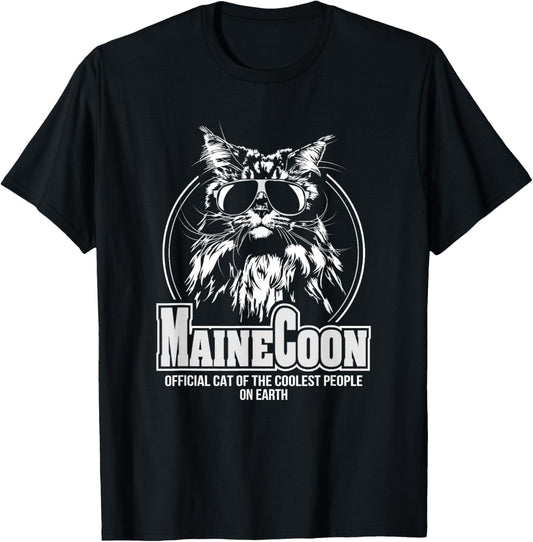 Funny Proud Maine Coon cool cat T-Shirt Shirt Tee gift T-Shirt