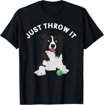 Funny Border Collie For Men Women Kids Border Collie Lovers T-Shirt