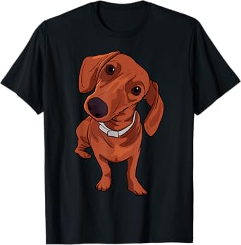 Dachshund Shirt, Funny Shirt for Cute Dog Lovers Dachshund T-Shirt for Men Women Kids