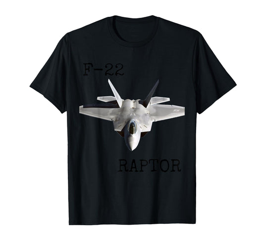 Air Force F-22 Raptor Fighter Jet Military Veteran T-Shirt T-Shirt