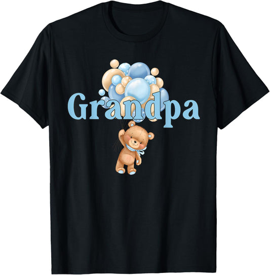 Grandpa Teddy Bear 1st Birthday Boy Family Matching T-Shirt