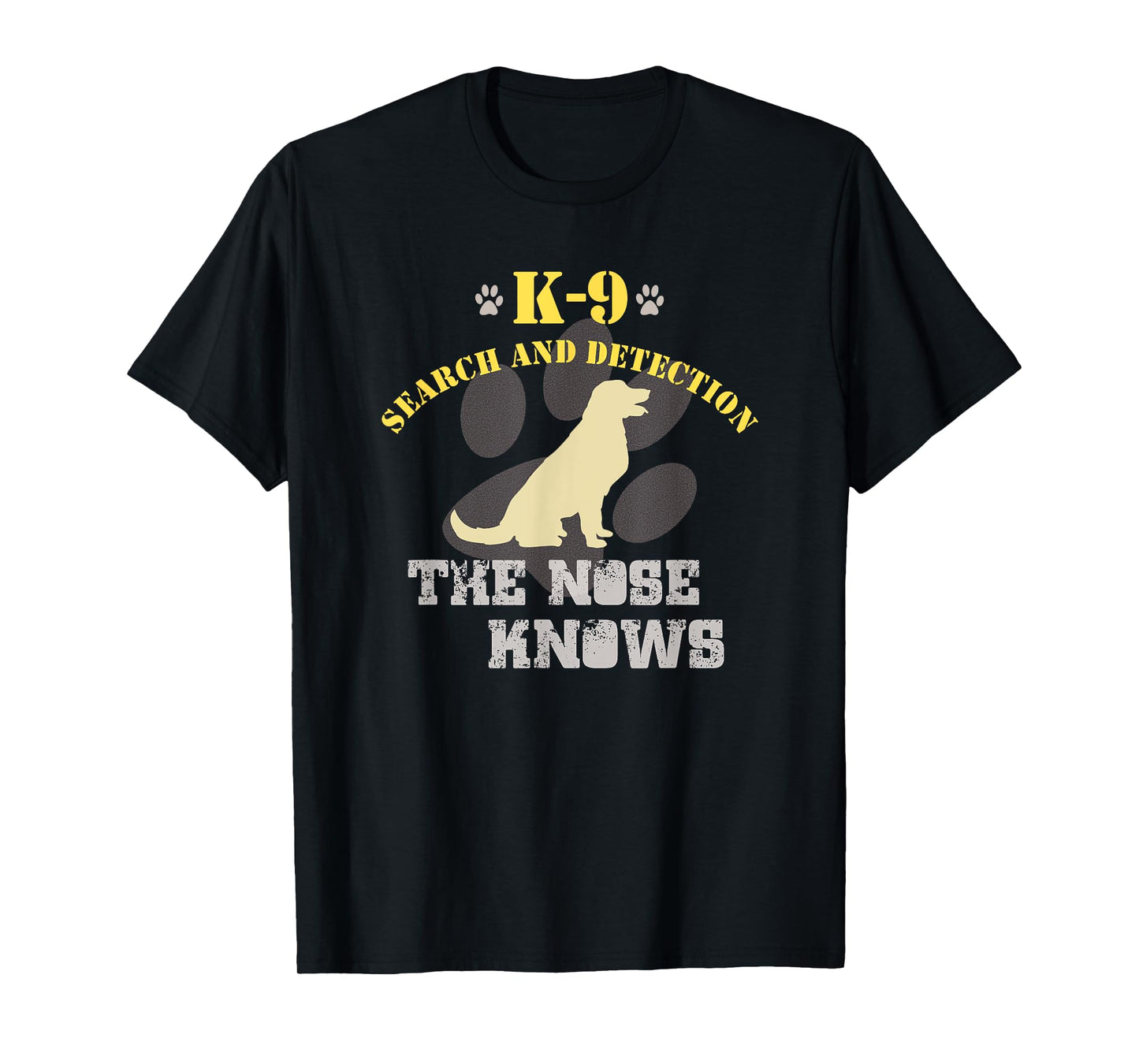 K9 Detection Dog T-Shirt Golden Retriever Labrador T-Shirt