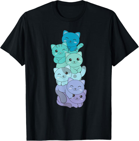Neptunic Flag Pride Month Lgbtq Neptunic Cat T-Shirt