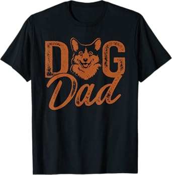 Corgi Dog Dad Men T-Shirt
