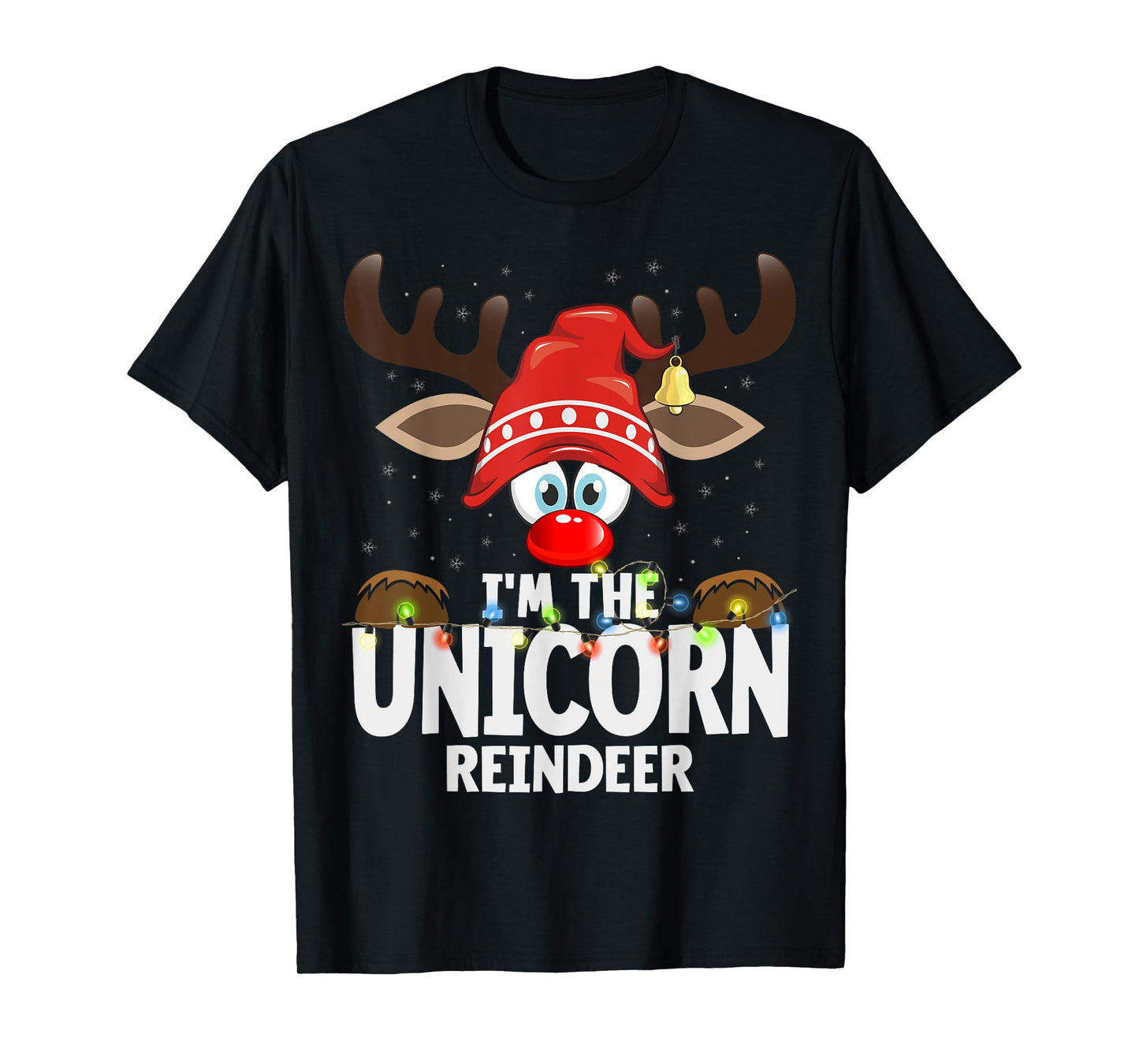 Christmas Matching I'm The Unicorn Reindeer T-Shirt