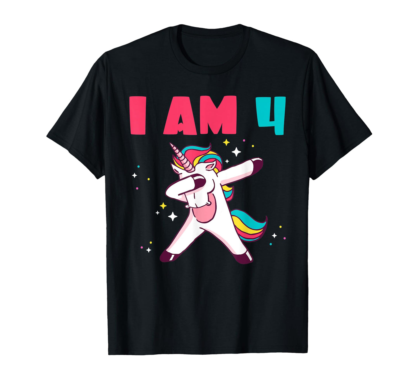 I am 4 Years Magical Unicorn T-Shirt