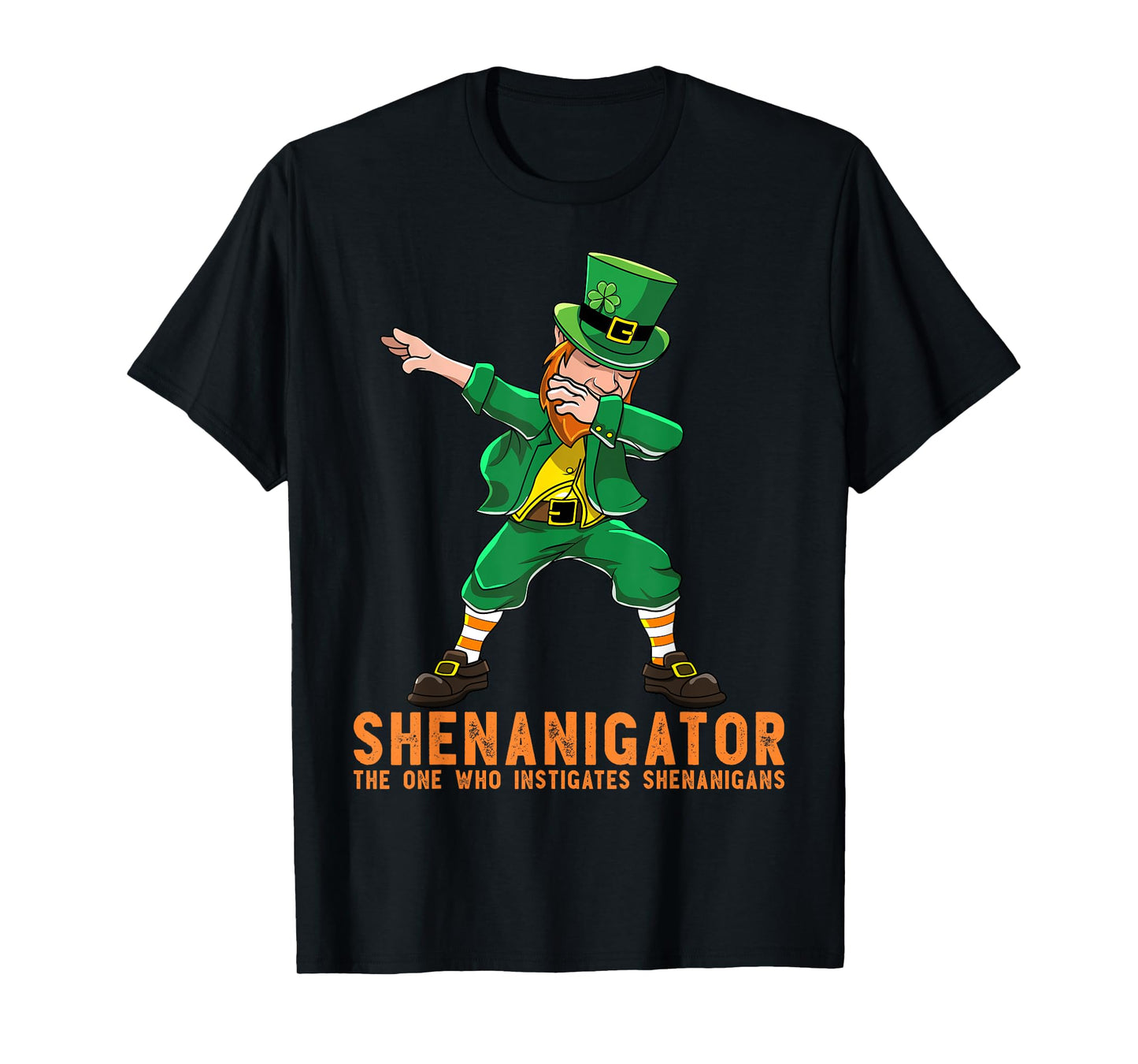 Shenanigator Dabbing Leprechaun Shenanigans St Patricks Day T-Shirt