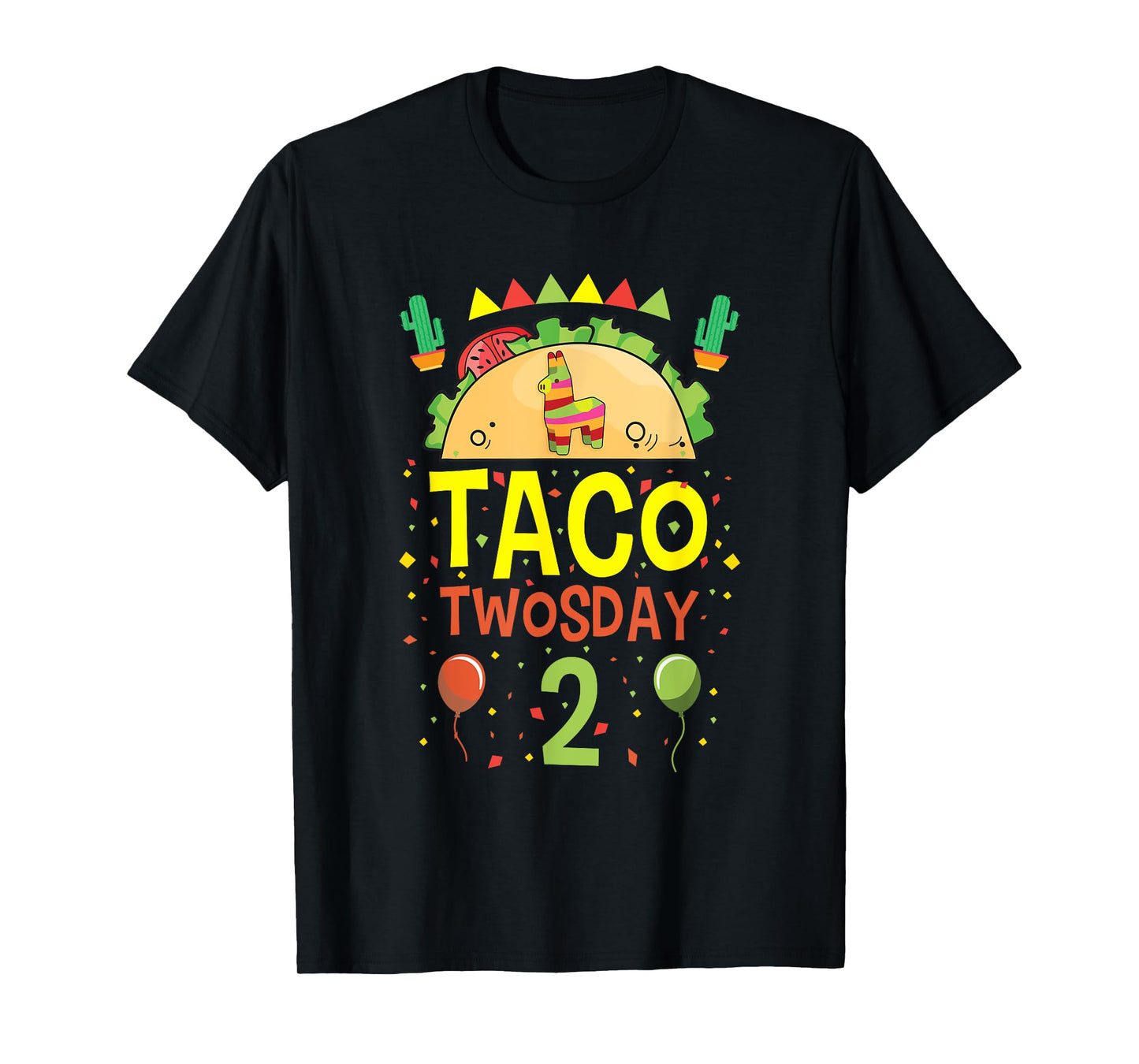 Taco Twosday 2 Two Year Old Boy Girl Birthday Gift T-Shirt