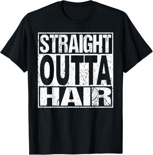 Bald Guy T Shirt Hair Loss Baldness Funny Joke Gift T-Shirt