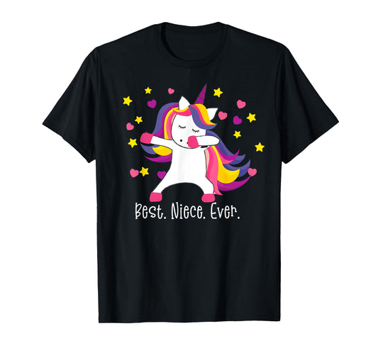 BEST. NIECE. EVER. Dabbing Unicorn Shirt Gift Dabs Matching T-Shirt