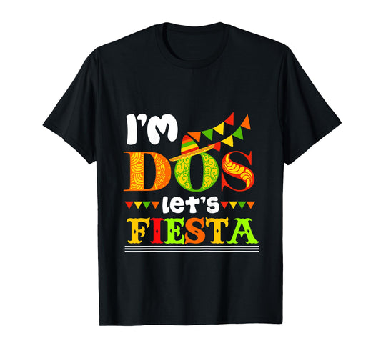I'm Dos Taco Twosday 2nd Birthday Gift Kids Boy Girl T-Shirt