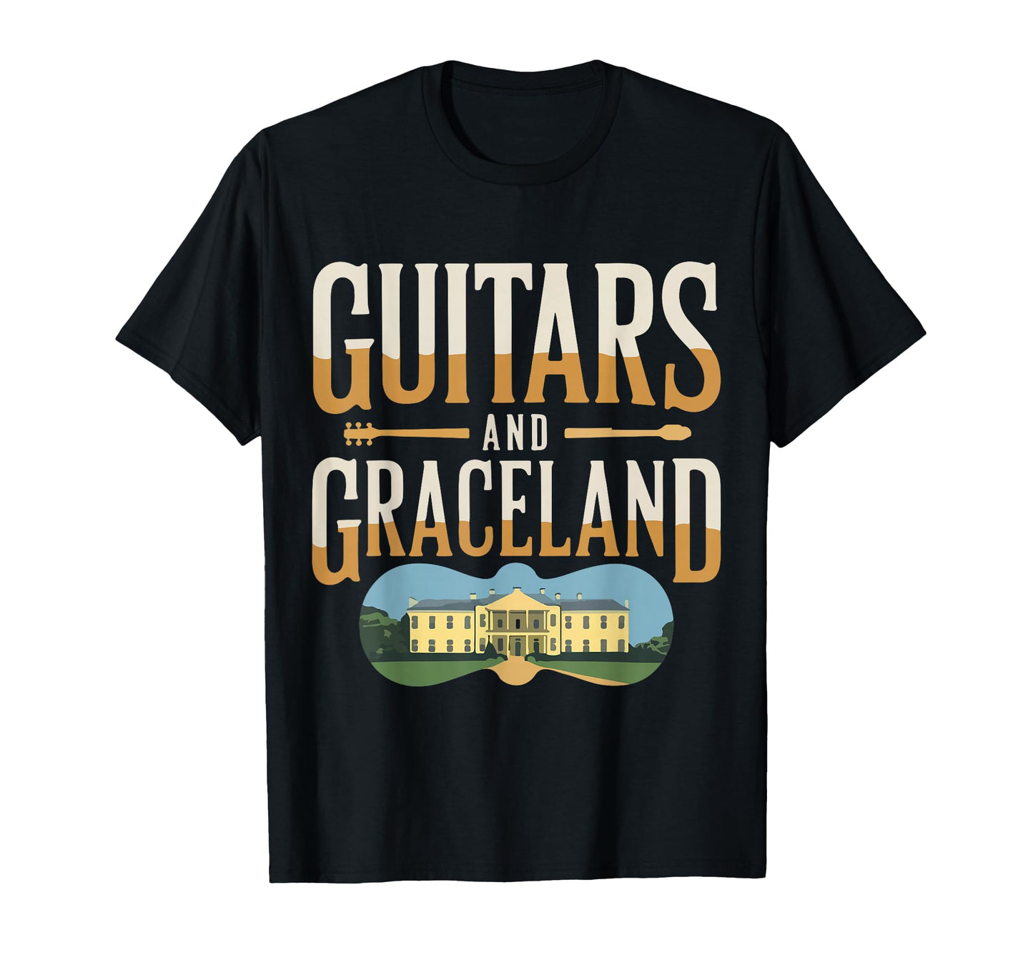 Memphis Guitar Graceland of Tennessee T-Shirt