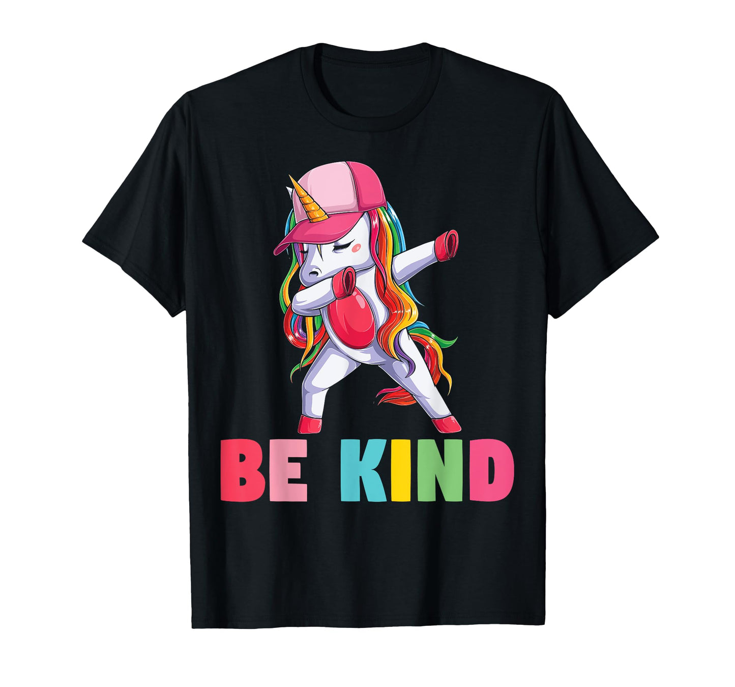 Girls Unicorn Kindness Be Kind Kids T-Shirt