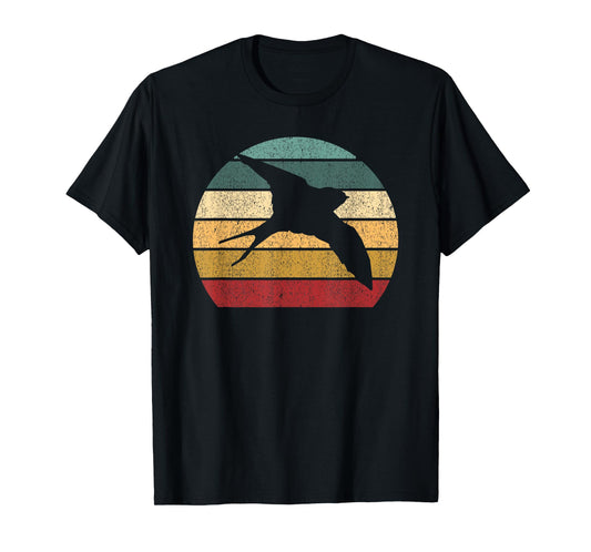 Retro Barn Swallow Bird T-Shirt