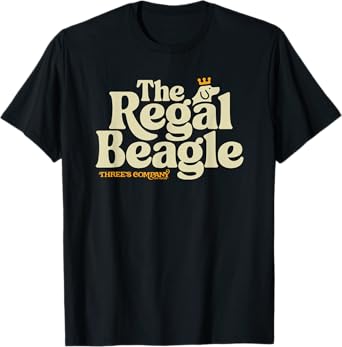The Regal Beagle Vintage Three's Company 1980's Logo T-Shirt