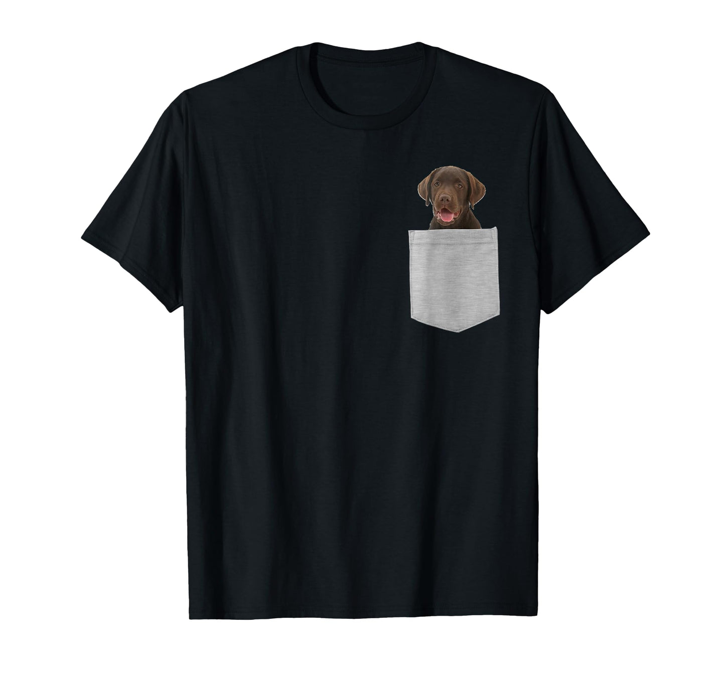 Dog in Your Pocket Chocolate Lab, Labrador T-Shirt