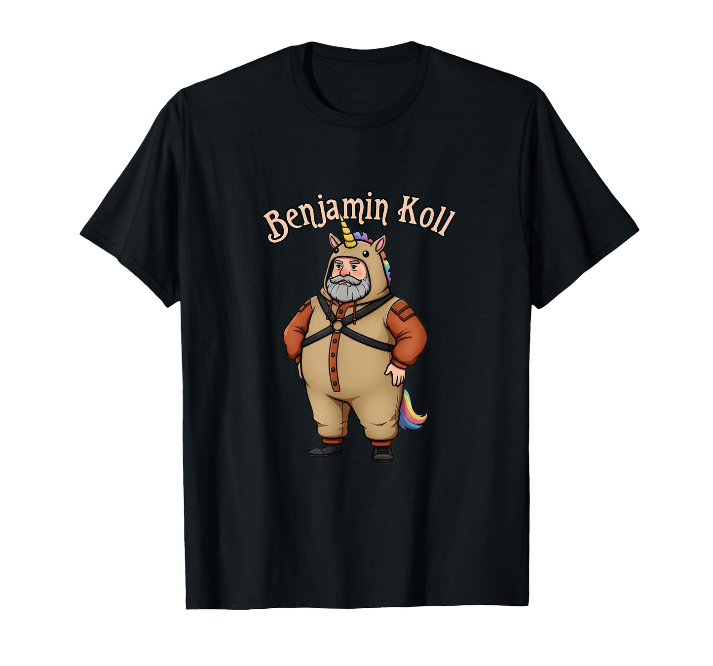 Benjamin Koll Brown Unicorn T-Shirt