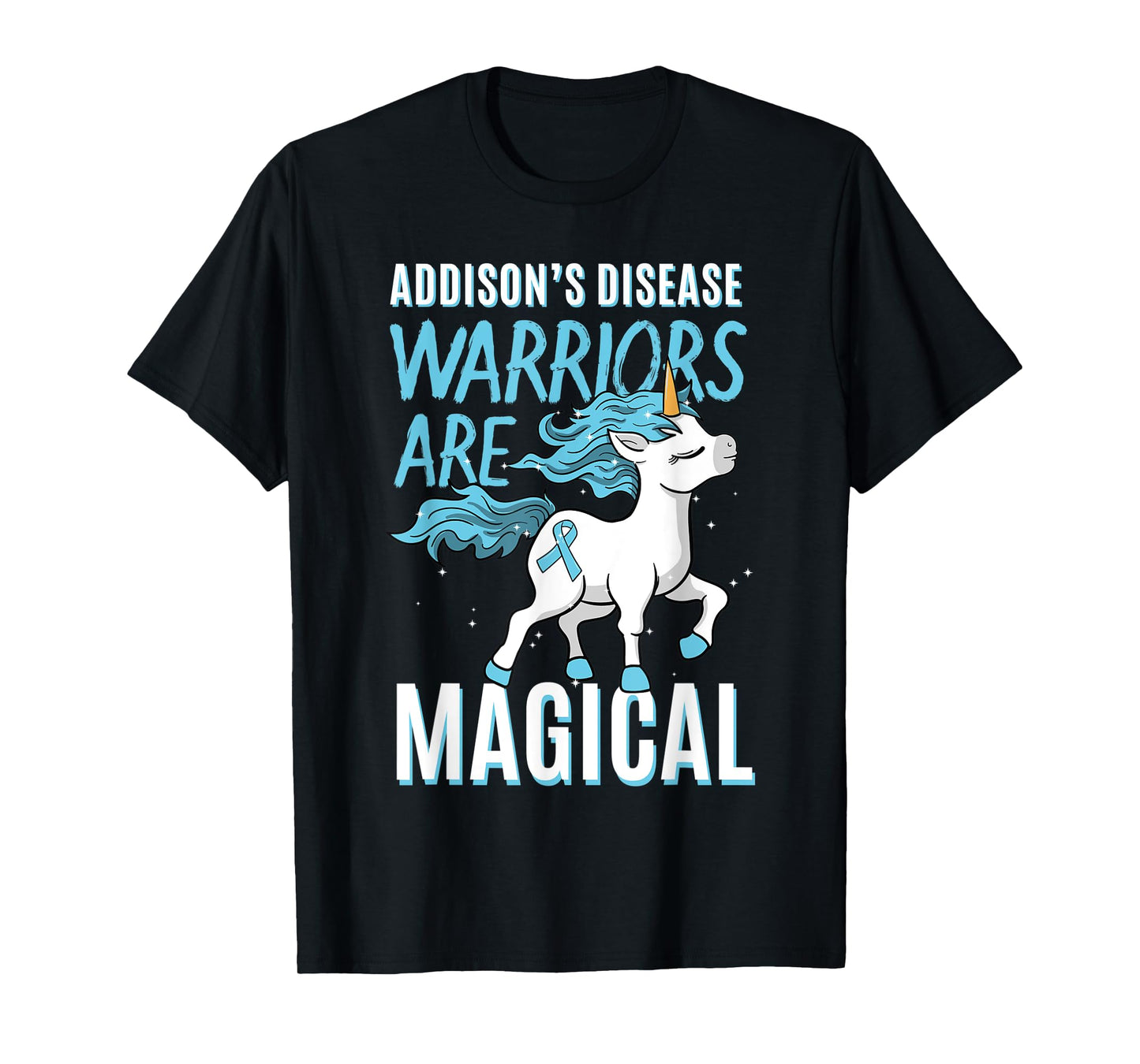Addison's Disease Warrior Hypocortisolism Unicorn Lover T-Shirt