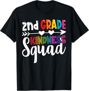 2nd Grade Kindness Squad Second Grade Teacher Anti-Bullying T-Shirt