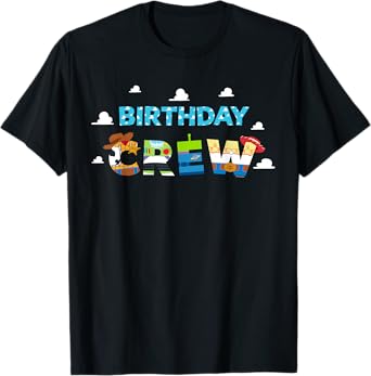 Disney and Pixar’s Toy Story Clouds Birthday Crew T-Shirt
